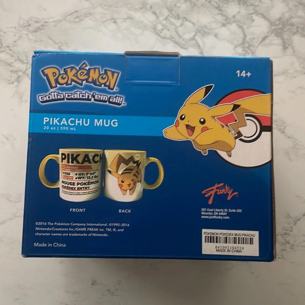 Funky Pikachu Mug 20oz Coffee Mug Pokémon